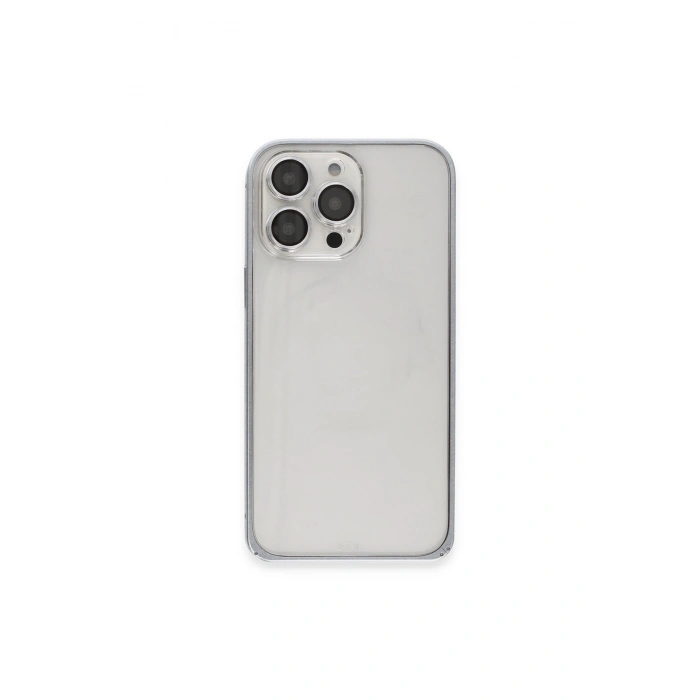 Joko İphone 15 Pro Metal Bumper Mat Kapak - Gri