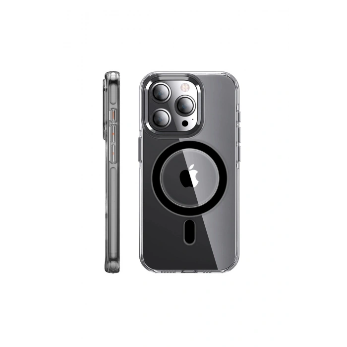Joko İphone 14 Pro Kılıf Crystal Magsafe Kapak - Siyah