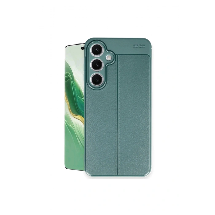 Samsung Galaxy S24 Fe Kılıf Auto Focus Kapak - Koyu Yeşil