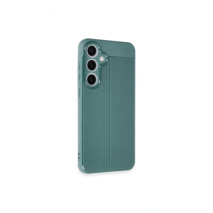 Samsung Galaxy S24 Fe Kılıf Auto Focus Kapak - Koyu Yeşil
