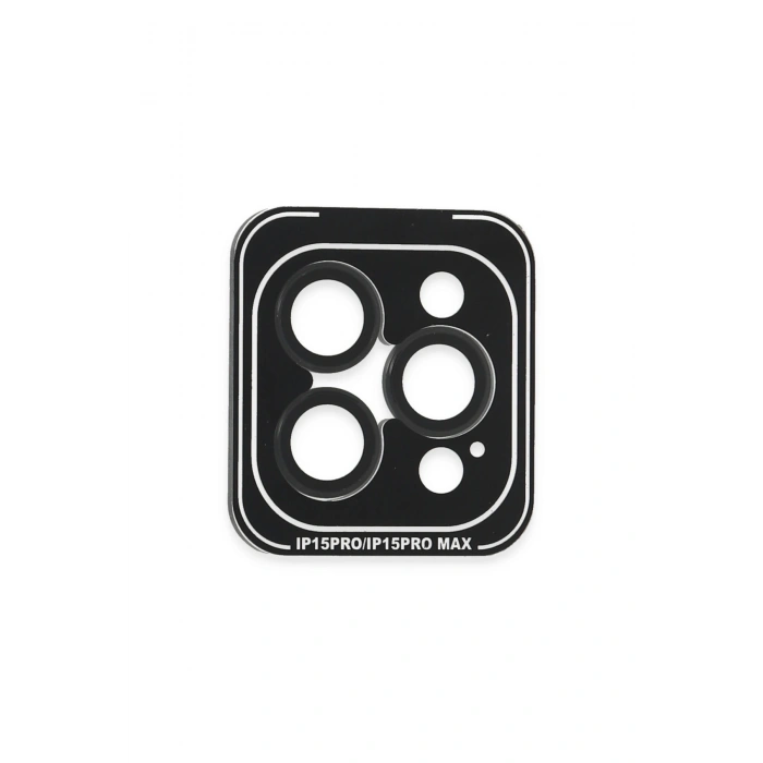 Joko İphone 15 Pro Max Pvd Metal Kamera Lens - Siyah