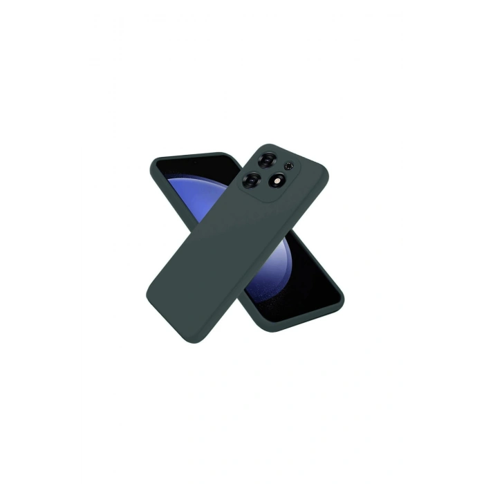 Tecno Spark Go 2024 Kılıf First Silikon - Koyu Yeşil