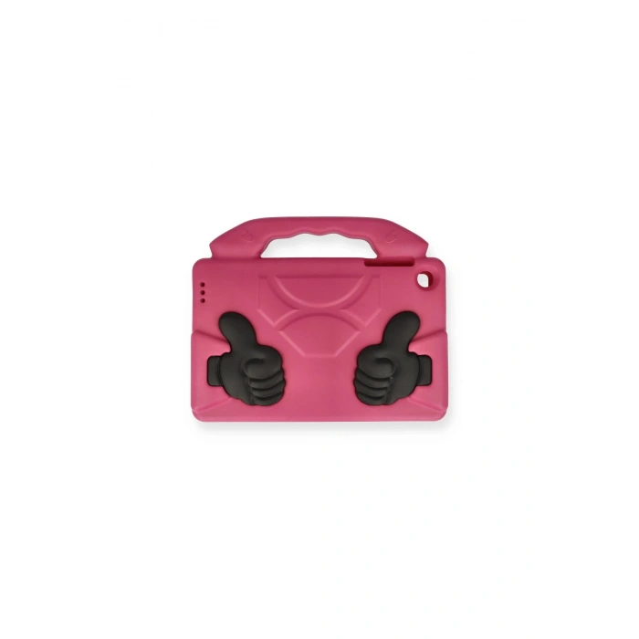 Samsung Galaxy T220 Tab A7 Lite 8.7 Kılıf Like Stantlı Tablet Silikon - Pembe