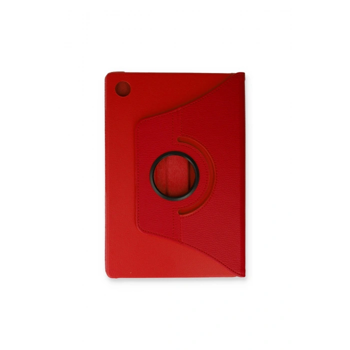 Samsung Galaxy X200 Tab A8 10.5 Kılıf 360 Tablet Deri Kılıf - Kırmızı