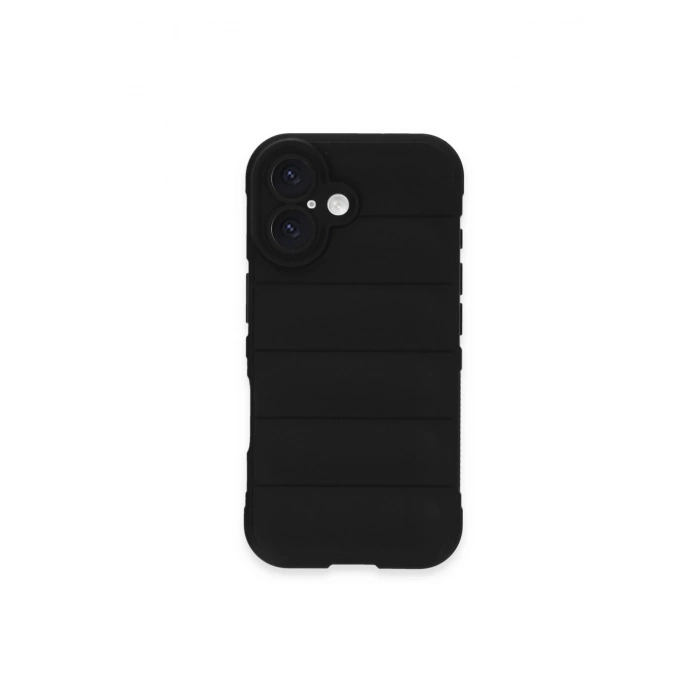 İphone 16 Plus Kılıf Optimum Silikon - Siyah