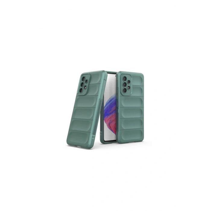 Samsung Galaxy A53 5g Kılıf Optimum Silikon - Koyu Yeşil