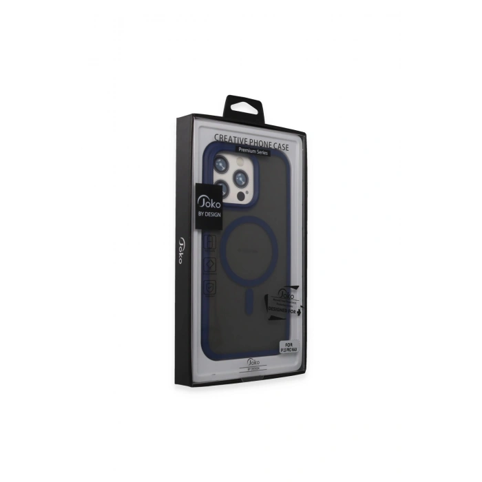 Joko İphone 15 Pro Max Toras Airbag Magsafe Kapak - Lacivert