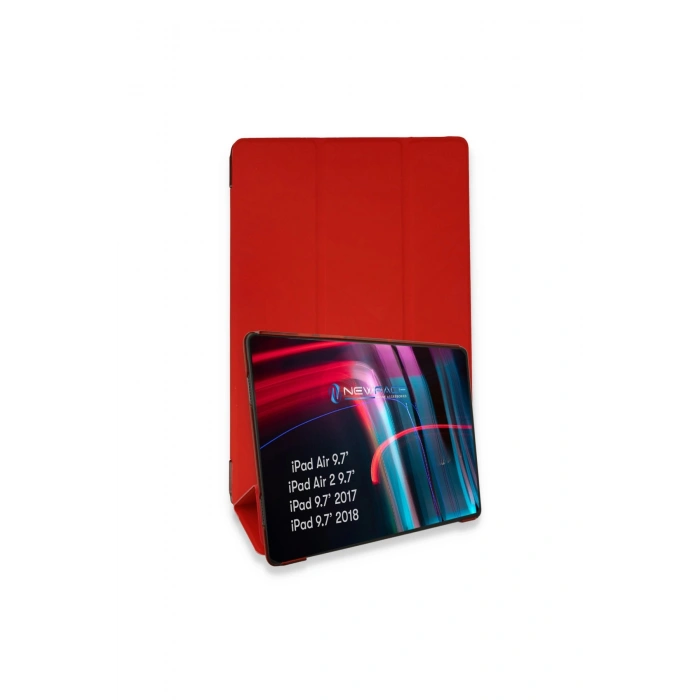 İpad 5 Air 9.7 Kılıf Tablet Smart Kılıf - Kırmızı
