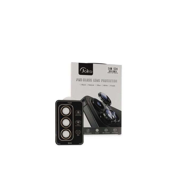 Joko Samsung Galaxy S24 Pvd Metal Kamera Lens - Gold