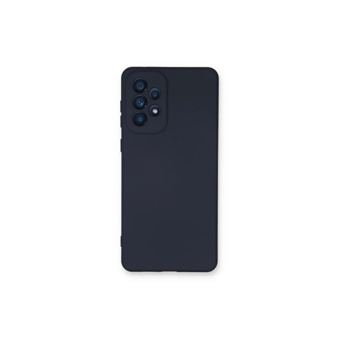 Samsung Galaxy A53 5g Kılıf Nano İçi Kadife Silikon - Lacivert