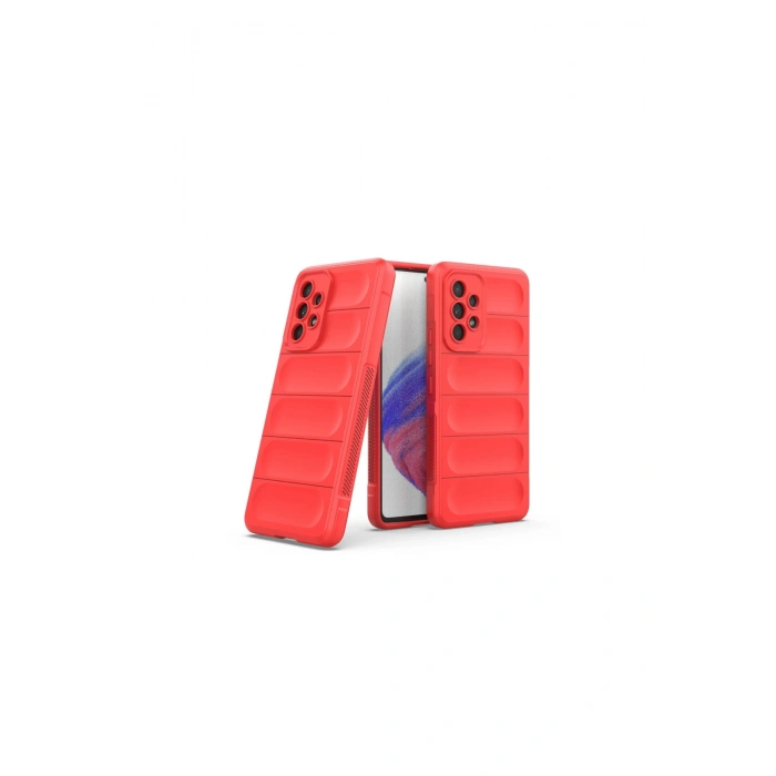 Samsung Galaxy A73 5g Kılıf Optimum Silikon - Kırmızı
