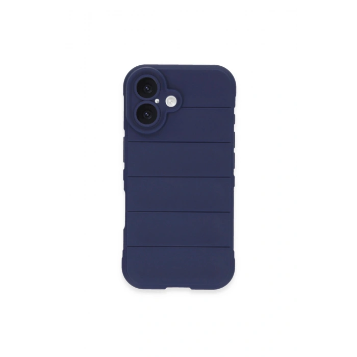 İphone 16 Kılıf Optimum Silikon - Lacivert