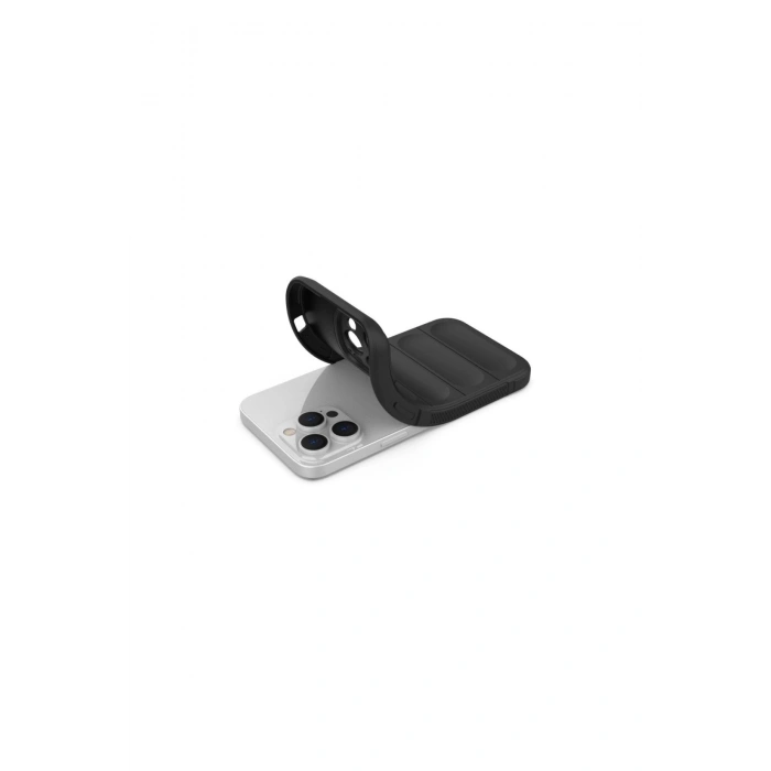 İphone 16 Pro Max Kılıf Optimum Silikon - Siyah