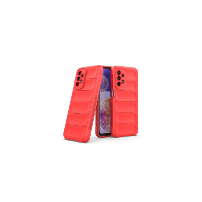 Samsung Galaxy A23 4g Kılıf Optimum Silikon - Kırmızı