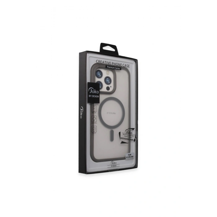 Joko İphone 15 Pro Toras Airbag Magsafe Kapak - Titan Gri
