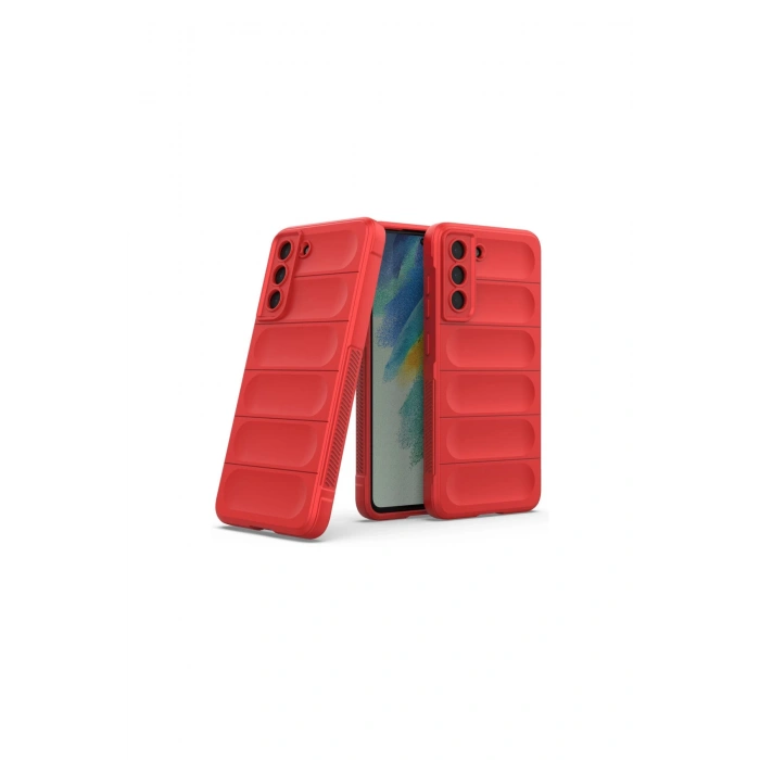 Samsung Galaxy S22 Plus Kılıf Optimum Silikon - Kırmızı