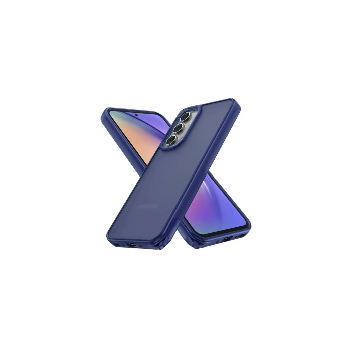 Samsung Galaxy A14 4g Kılıf Elegant Kapak - Lacivert