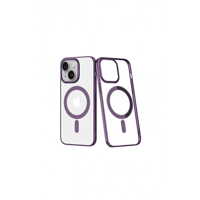 İphone 14 Plus Kılıf Element Magneticsafe Sert Kapak - Mor