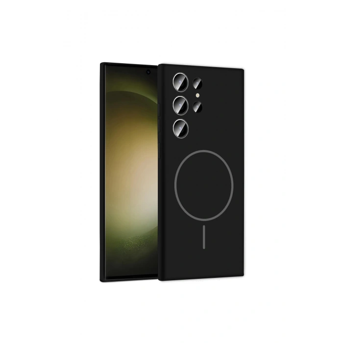 Joko Samsung Galaxy S23 Ultra Kılıf Jully Magsafe Kapak - Siyah