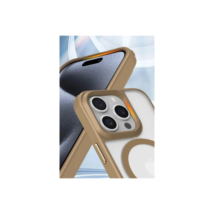 İphone 16 Pro Max Kılıf Enka Magsafe Silikon Kılıf - Şeffaf