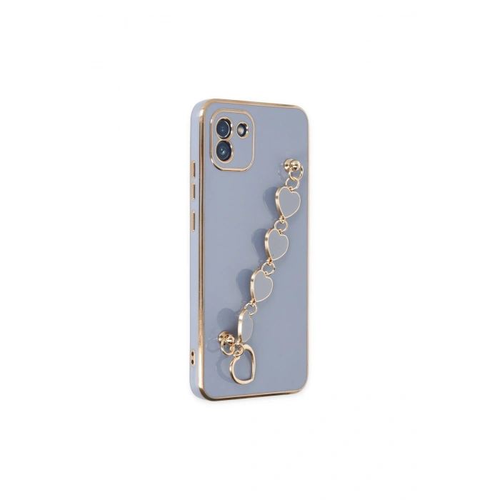 Samsung Galaxy A03 Kılıf Esila Silikon - Gri