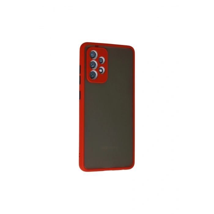 Samsung Galaxy A72 Kılıf Montreal Silikon Kapak - Kırmızı