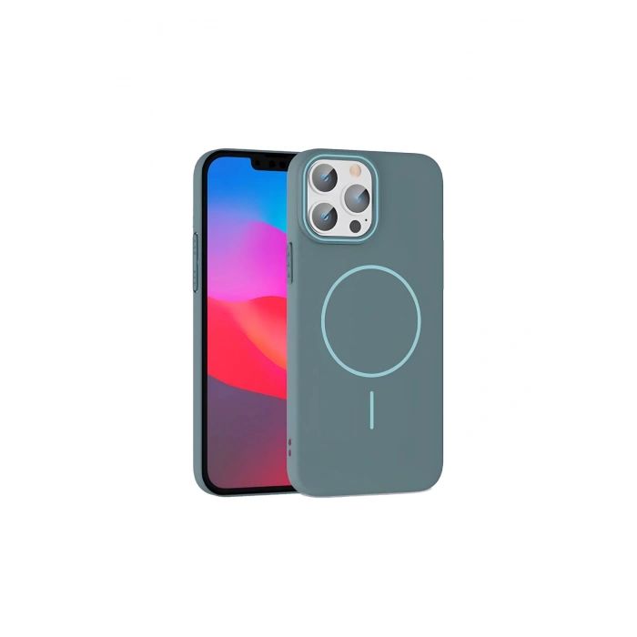 Joko İphone 15 Pro Max Broş Magsafe Kapak - Turkuaz