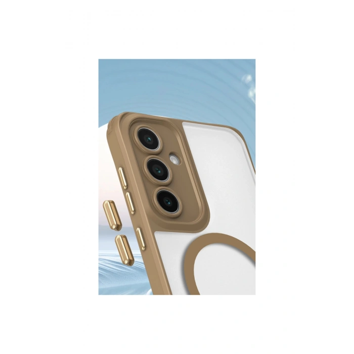 Samsung Galaxy S25 Kılıf Enka Magsafe Silikon Kılıf - Siyah