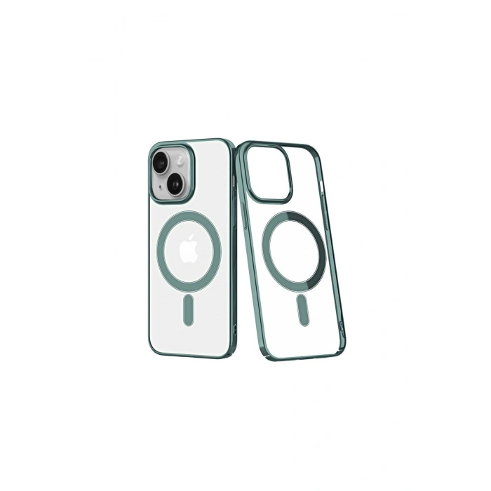 İphone 14 Plus Kılıf Element Magneticsafe Sert Kapak - Köknar Yeşili