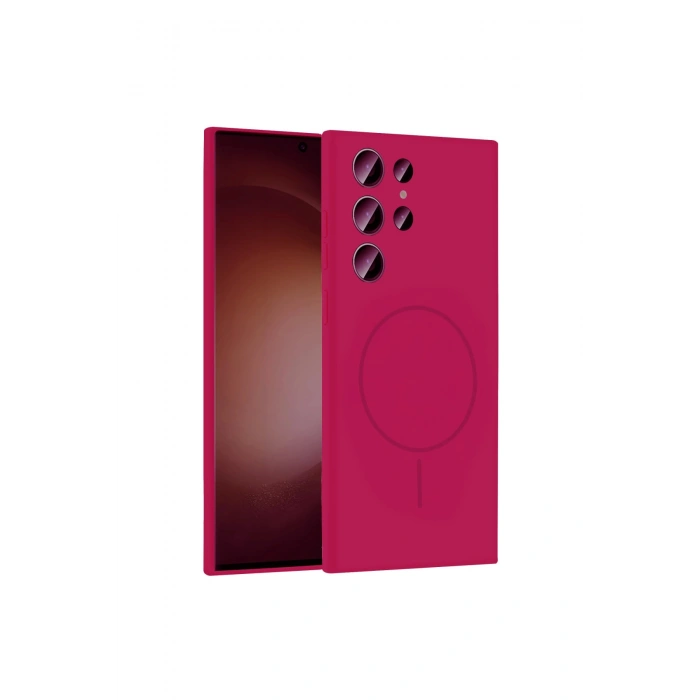 Joko Samsung Galaxy S23 Ultra Kılıf Jully Magsafe Kapak - Fuşya