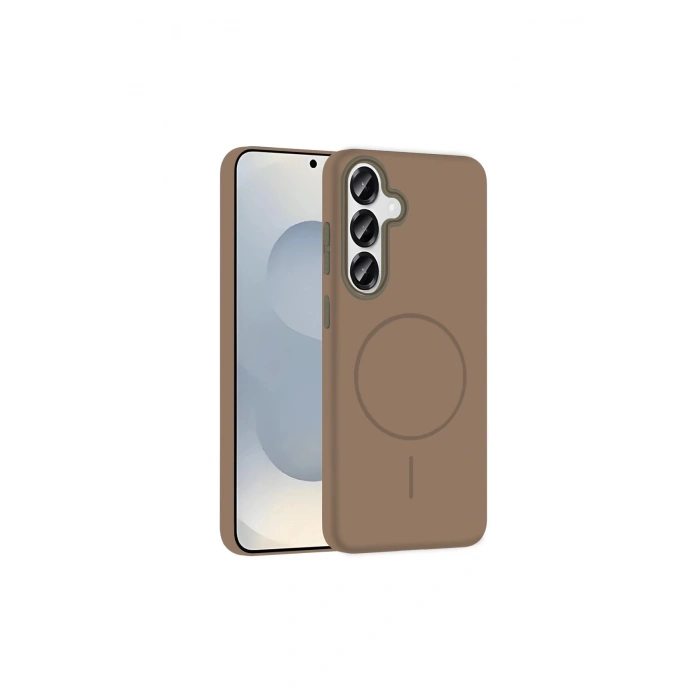 Joko Samsung Galaxy S25 Broş Magsafe Kapak - Çöl Titanyum