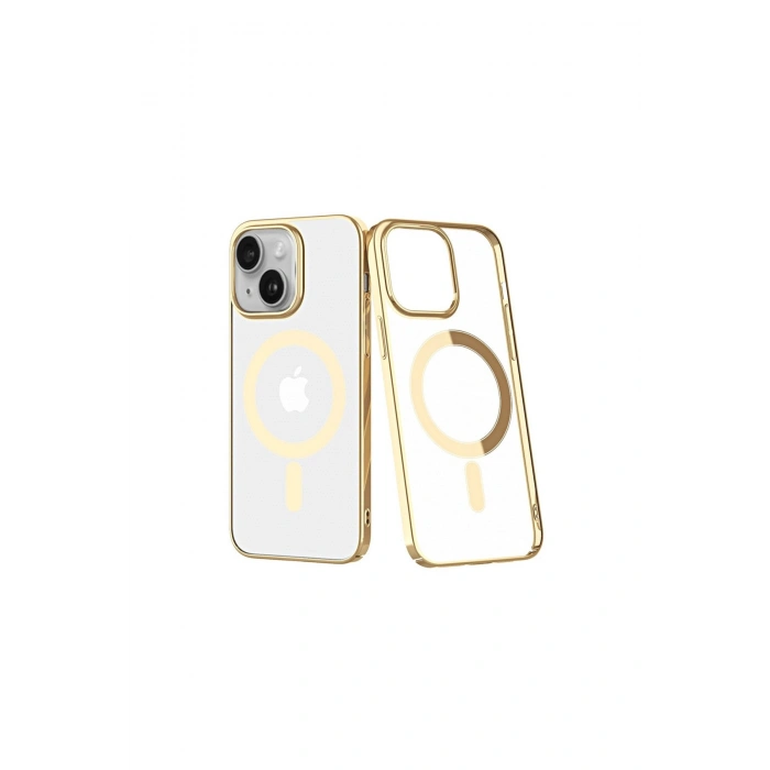 İphone 14 Plus Kılıf Element Magneticsafe Sert Kapak - Gold