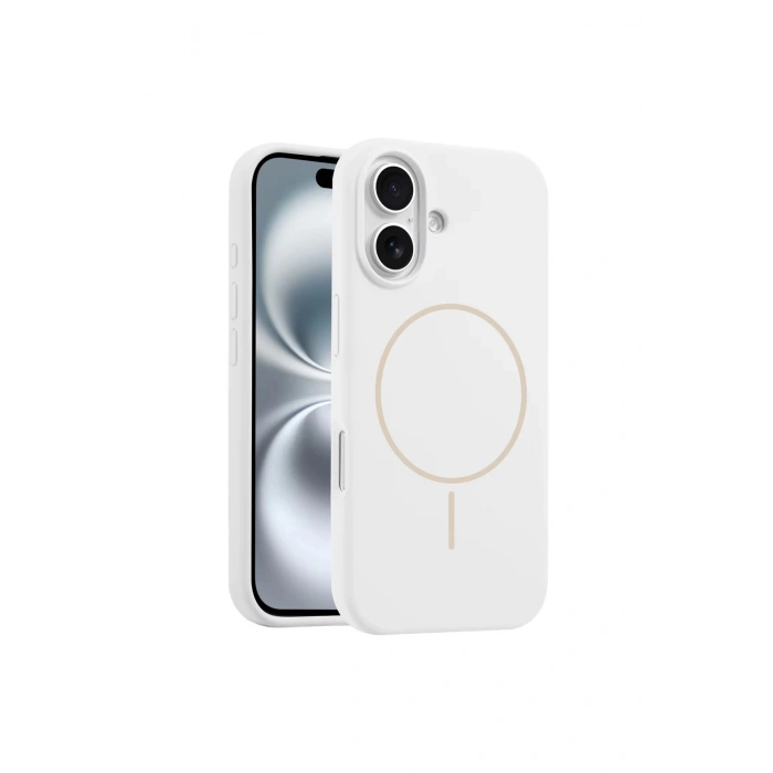 Joko İphone 16 Plus Kılıf Jully Magsafe Kapak - Beyaz