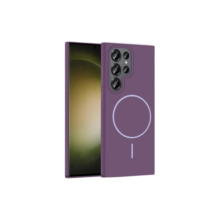 Joko Samsung Galaxy S24 Ultra Broş Magsafe Kapak - Mor