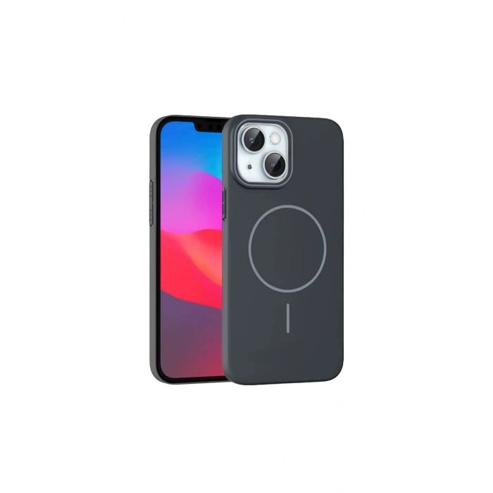 Joko İphone 15 Plus Broş Magsafe Kapak - Füme