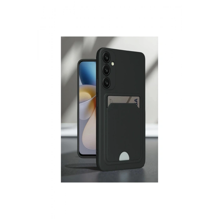 Samsung Galaxy A16 5g Kılıf Kelvin Kartvizitli Silikon - Lacivert