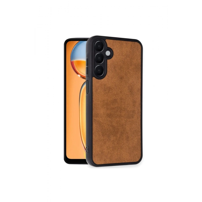 Samsung Galaxy A26 Kılıf Aras Deri Kapak - Taba