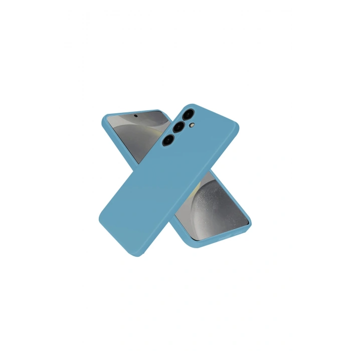 Samsung Galaxy A56 Kılıf Nano İçi Kadife Silikon - Mavi