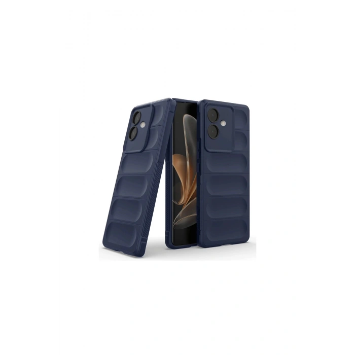 Oppo A3 Kılıf Optimum Silikon - Lacivert