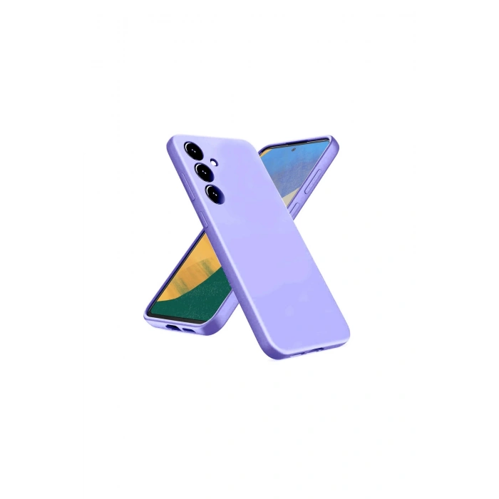Samsung Galaxy A36 Kılıf Nano İçi Kadife Silikon - Lila