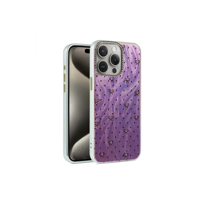 İphone 15 Pro Max Kılıf Blade Aynalı Desenli Kapak - Desen 2