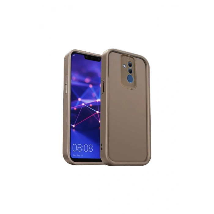 Huawei Mate 20 Lite Kılıf Viera Silikon - Kahverengi