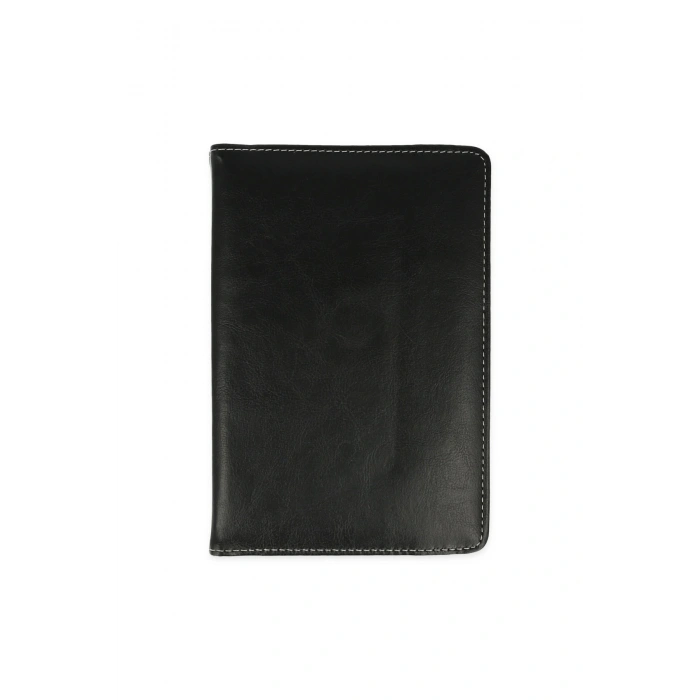 Universal 7 Kılıf 360 Tablet Deri Kılıf - Siyah