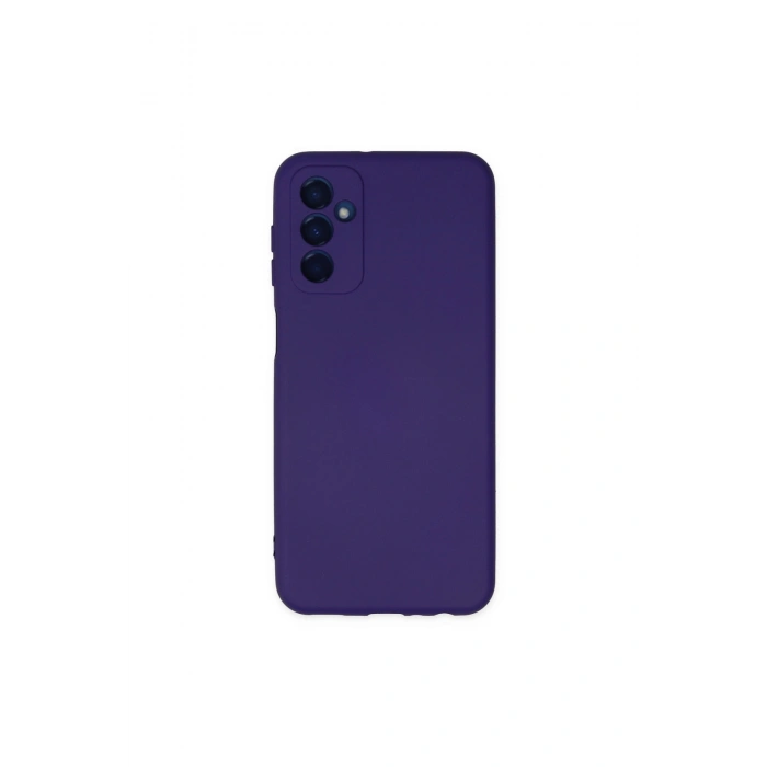 Samsung Galaxy M23 Kılıf Nano İçi Kadife Silikon - Mor