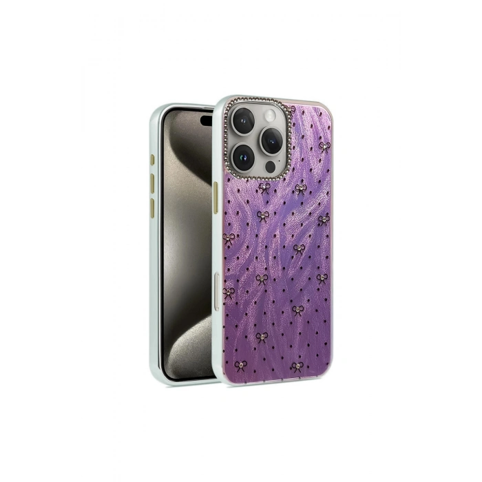 İphone 16 Pro Kılıf Blade Aynalı Desenli Kapak - Desen 2