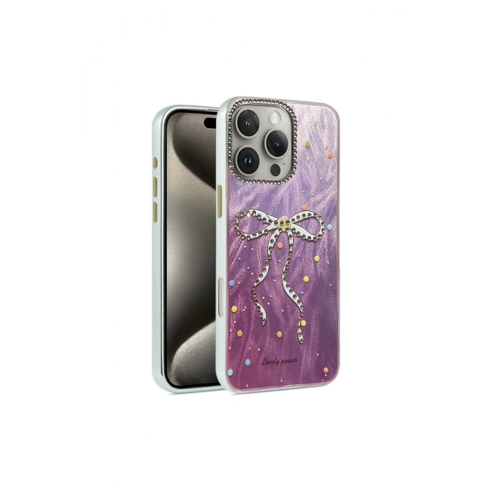 İphone 16 Pro Kılıf Blade Aynalı Desenli Kapak - Desen 1