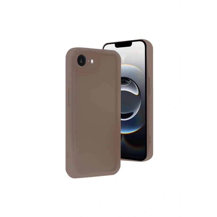 İphone 16e Kılıf Viera Silikon - Kahverengi