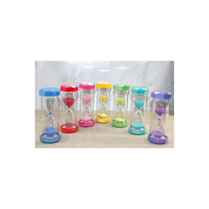 Plastik Çerceveli Renkli 10 Dk Kumsaati Alk4563