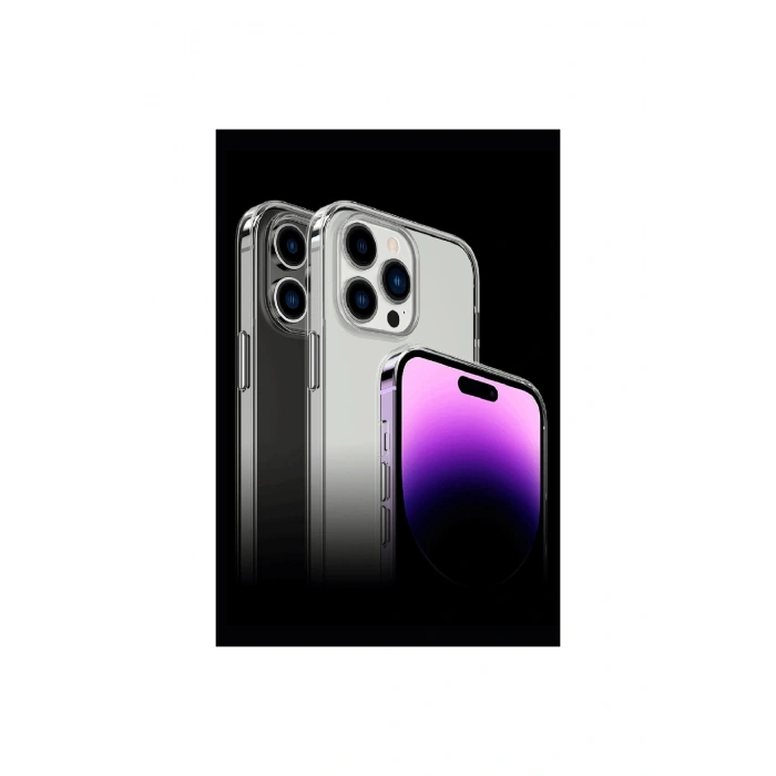 İphone 15 Pro Max Kılıf Tron Şeffaf Magsafe Kapak - Şeffaf