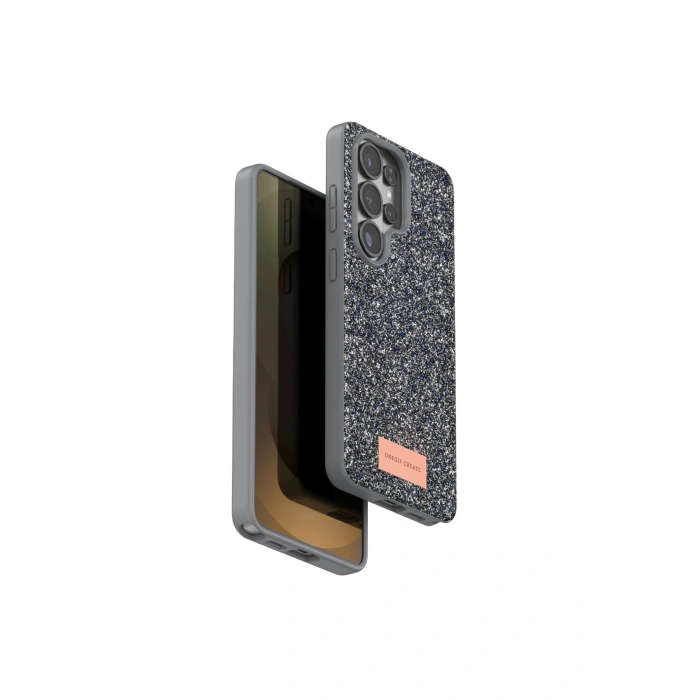 Onegif Samsung Galaxy S26 Ultra Bright Simli Kapak - Gümüş